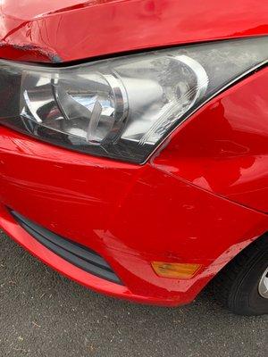 Auto body damage