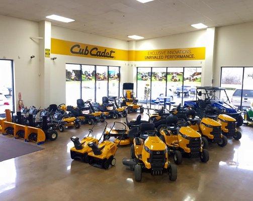 We are Lexington Kentucky's only authorized Cub Cadet independent dealer. We stock and service the full line of Cub Cadet equipment.