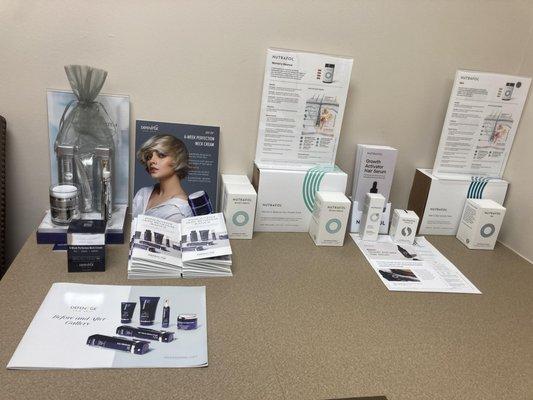 Skin care and hair growth products offered at SA Prime Wellness.