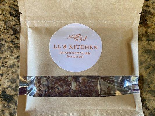 Baked goods highlights: healthy granola bar from LL's Kitchen