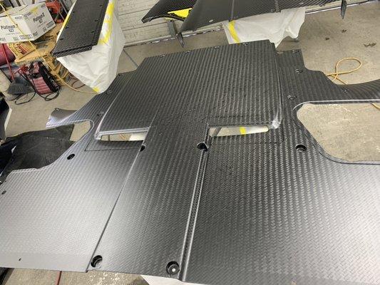 We repair any carbon fiber panels.