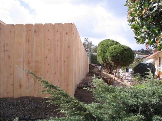 Wood Traditional Privacy Fence