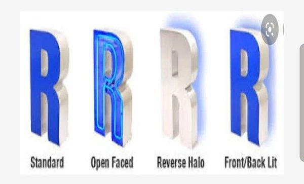 Reverse Channel Letters