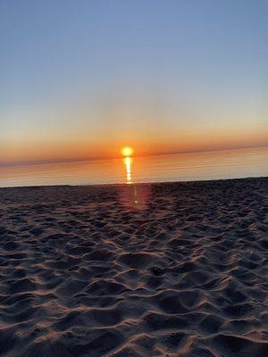 Sunset on Lake Michigan