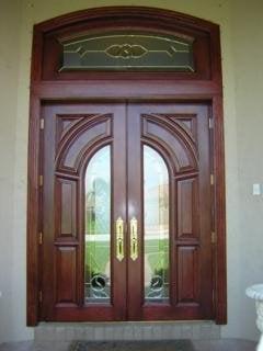 Mahogany Entry Door