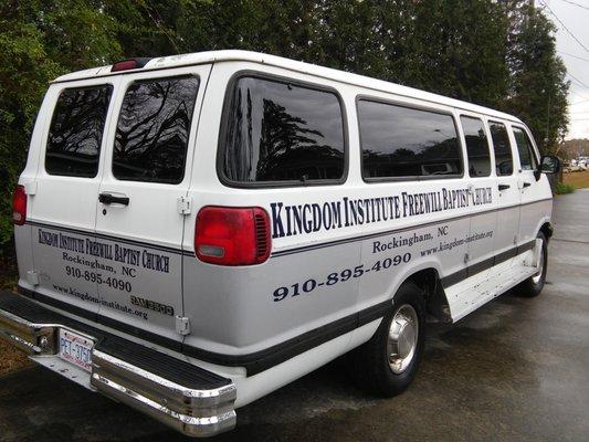 Church Van Lettering