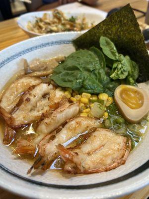 Seared Butter Shrimps Ramen