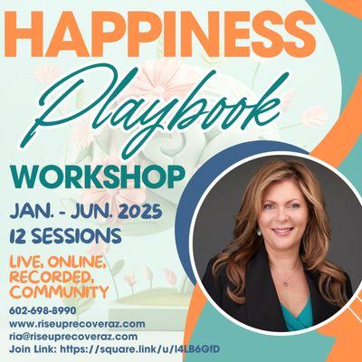 Online workshop in January focusing on reaching goals, success and Happiness!