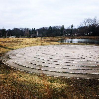 The Meditation Circle or Labyrinth. There is a nice sign board with more information about this amenity on-site.