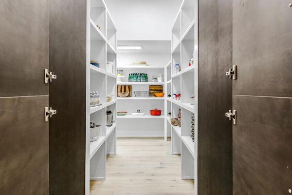 Hidden walk in pantry, Kitchen remodel by by Dream Home Remodeling, leading General Contractors in San Mateo, CA 
 Remodeling contractors.