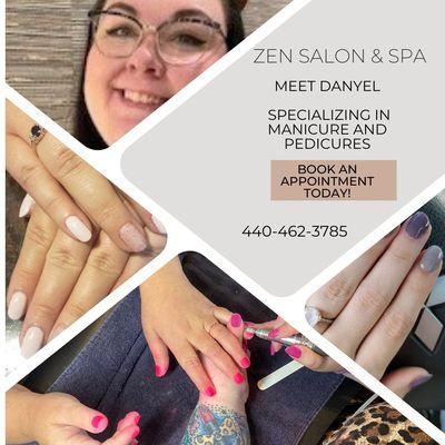 Danyel our Manicurist Pedicurist.