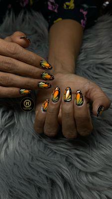 Butterfly Nails Art