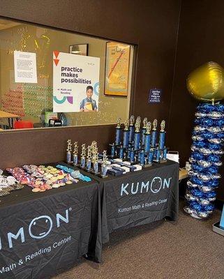 Awards for the 2022 KUMON Silverado Ranch Award Ceremony