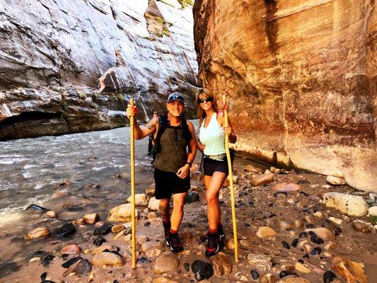 1-week vacation per yer, 2017 "The Narrows" Zion National Park