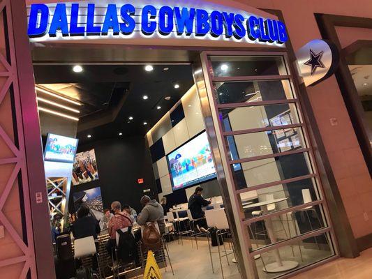 Another look inside @Dallas Cowboys Club