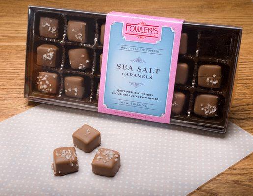 Sea Salt Caramels, melt in your mouth delicious.