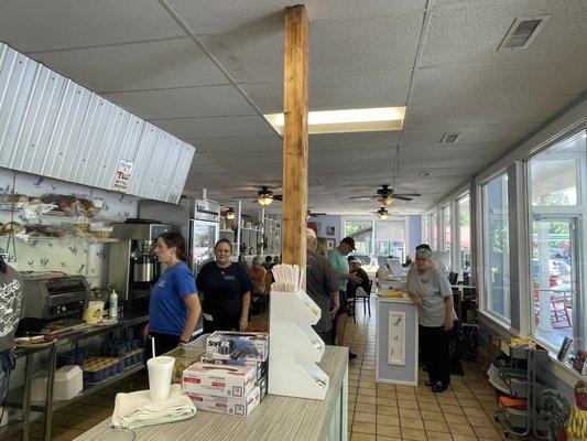 Inside from bar toward dinning area