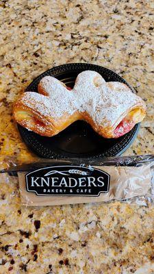 Raspberry Cream Cheese Croissant ($4.89)  10-19-2024