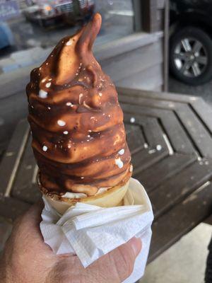 Excellent dipped cone.