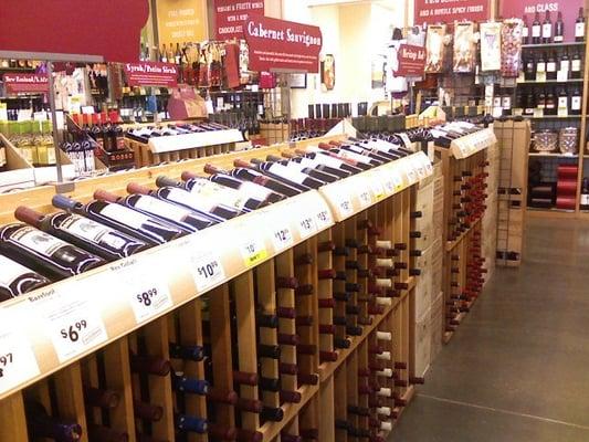 wine section