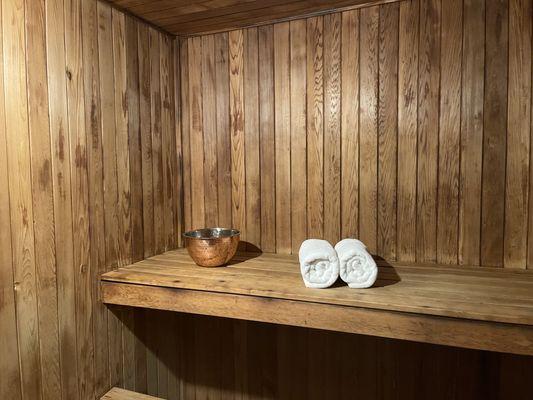 Traditional private sauna room 3