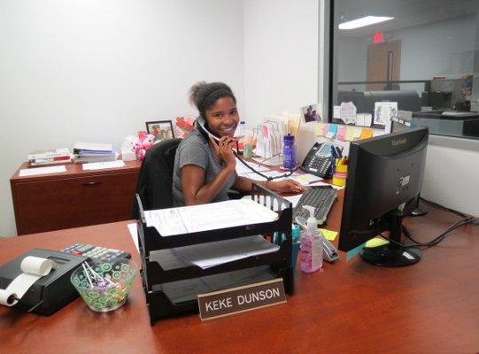 Honda Team member Keke   and her great smile!