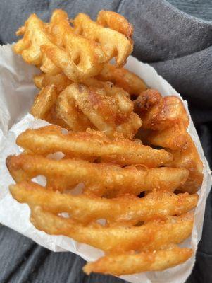 Waffle fries