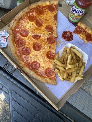 Pepperoni With fries