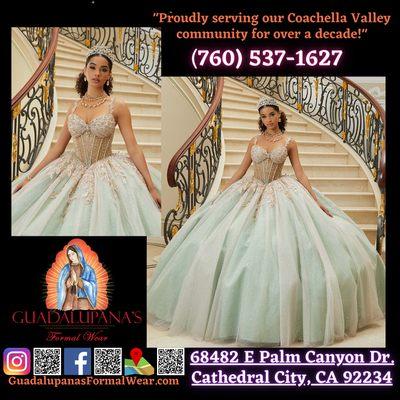 Guadalupana's Formal Wear | Bridal Shop | Wedding Dress store 68482 E Palm Canyon Dr, Cathedral City, CA 92234 
(760) 537-1627