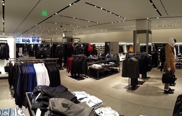 Zara remodeled. 2nd floor Men's section.