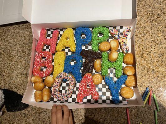 Birthday Donuts