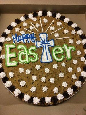 Our Easter cake... we asked for extra white frosting added. Perfect!