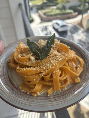 Carrot pasta (I cooked it up with some butter & parm)