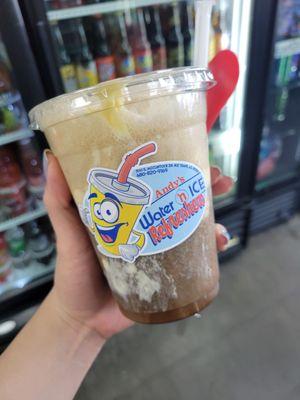 Root beer float.