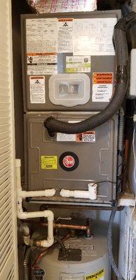 Air handler install with permit Rheem