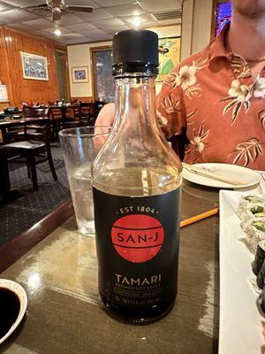 Gluten free soy sauce (tamari)