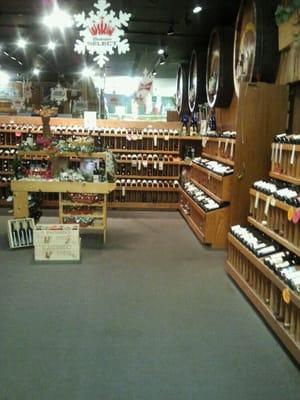 Great wine selection...