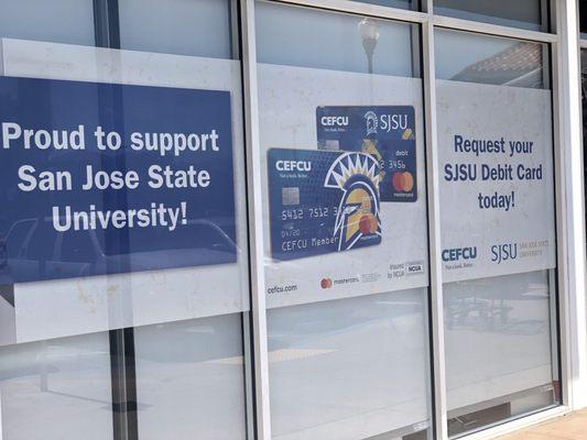 To my fellow Spartans:  this Credit Union partners with SJSU now!