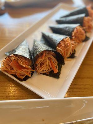 Spicy Crab hand roll