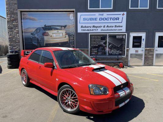 Very rare Subaru STi ESX, don't see too many of these on the road anymore.