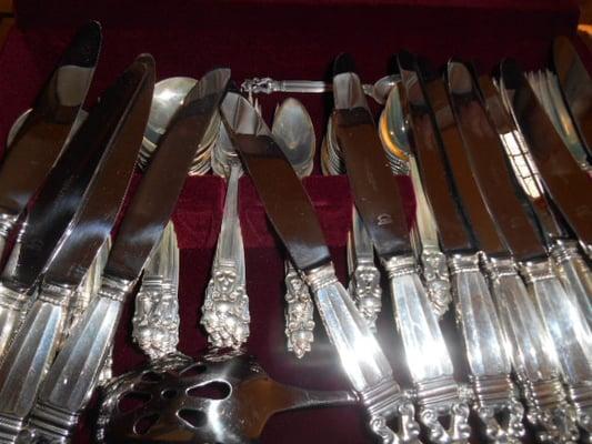 Georg Jensen "Acorn" sterling flatware