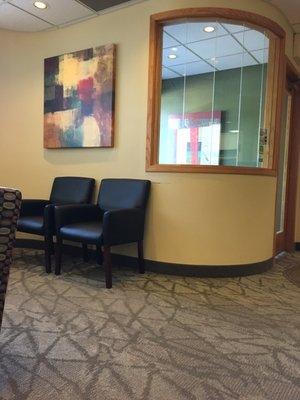 Nice, large waiting room.