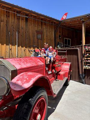 Kids loved the fire trucks