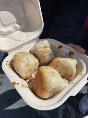 Cabbage and Pork Pan Fried Bao