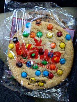 M&M cookie