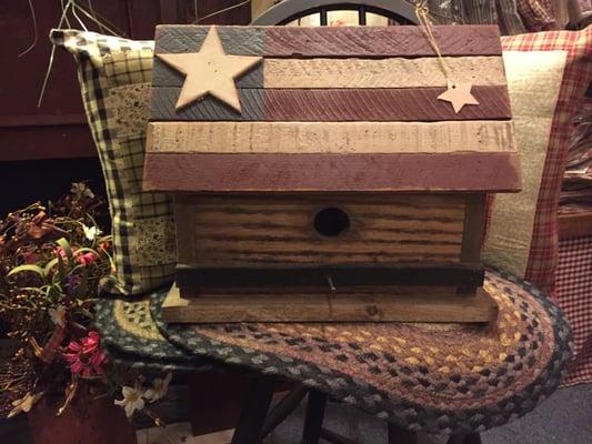 Patriotic Birdhouse..and MUCH MORE! at Heart Felt Designs Country Shop