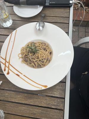 Spaghetti with Mushrooms