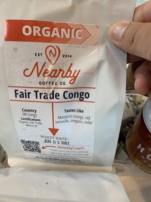 Congo whole beans