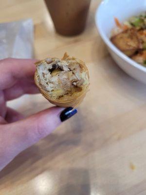 taro egg rolls