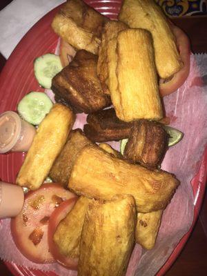 Fried Yuca and Pork